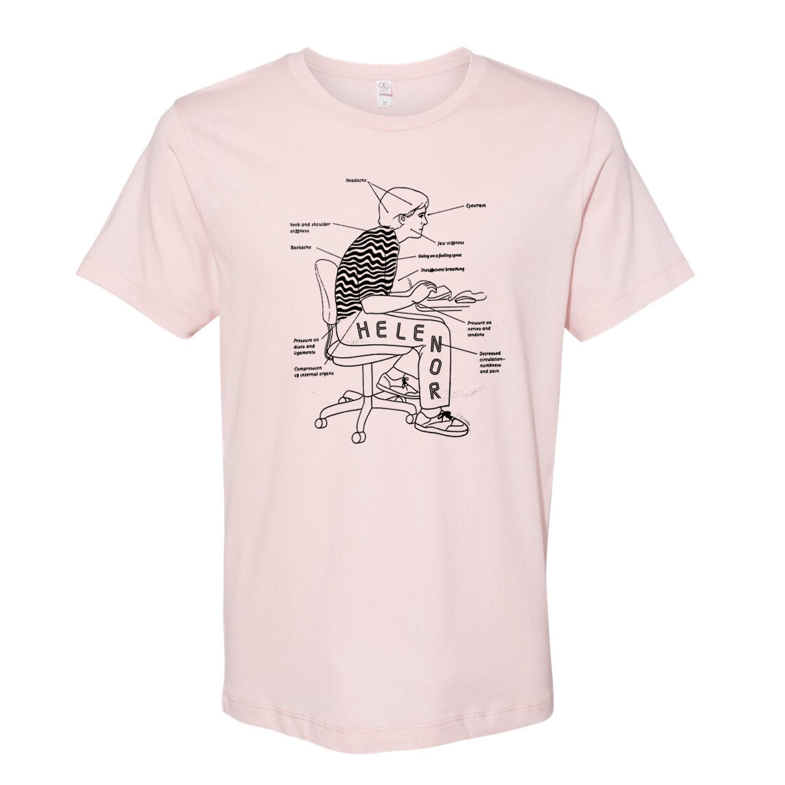 Posture Tee - Pink